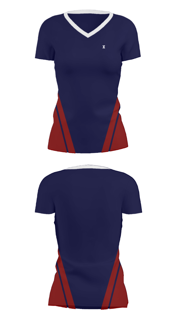 Women's Short Sleeve Vneck Shirt, x, Cross Country, Teamtime, Team time, sublimation, custom sports apparel, team uniforms, spirit wear, spiritwear, sports uniforms, custom shirts, team store, custom team store, fundraiser sports, apparel fundraiser