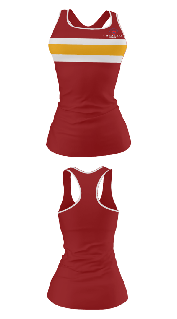 Tank Top, St Anthony Catholic School, Spirit Store, Teamtime, Team time, sublimation, custom sports apparel, team uniforms, spirit wear, spiritwear, sports uniforms, custom shirts, team store, custom team store, fundraiser sports, apparel fundraiser