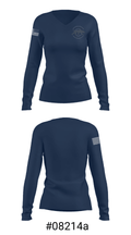 Surprise Lake Middle School Wrestling 38458964 Women's Long Sleeve V-neck Shirt - 20