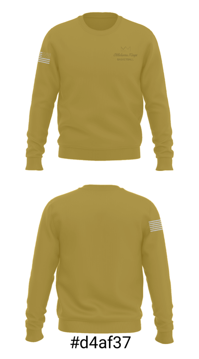 Oklahoma Kings Basketball 79235229 Crew Neck Sweatshirt - 16