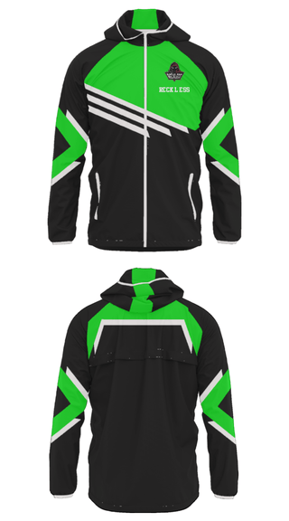 Windbreaker, Reckless, Football, Teamtime, Team time, sublimation, custom sports apparel, team uniforms, spirit wear, spiritwear, sports uniforms, custom shirts, team store, custom team store, fundraiser sports, apparel fundraiser