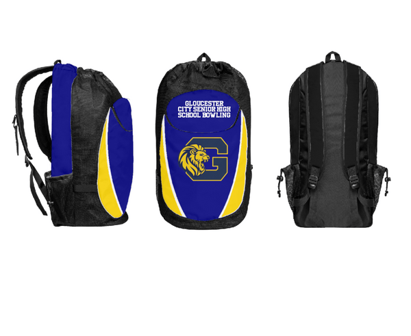 Gear Bag, Gloucester City Senior High School Bowling, Bowling, Teamtime, Team time, sublimation, custom sports apparel, team uniforms, spirit wear, spiritwear, sports uniforms, custom shirts, team store, custom team store, fundraiser sports, apparel fundraiser