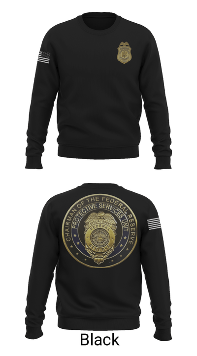 United States Federal Reserve Police 30952270 Crew Neck Sweatshirt - 18