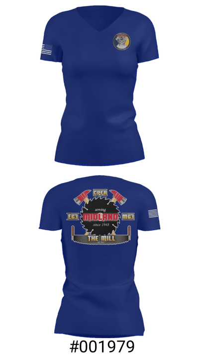 Hazmat 63 C 49225610 Women's Short Sleeve V-neck Shirt - 4