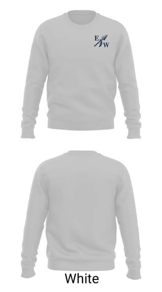 Crew Neck Sweatshirt, Eastern Wayne High School Basketball, Women's Basketball, Teamtime, Team time, sublimation, custom sports apparel, team uniforms, spirit wear, spiritwear, sports uniforms, custom shirts, team store, custom team store, fundraiser sports, apparel fundraiser