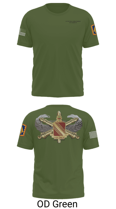 2-44 Air Defense Artillery Regiment 13491150 Short Sleeve Performance Shirt - 30