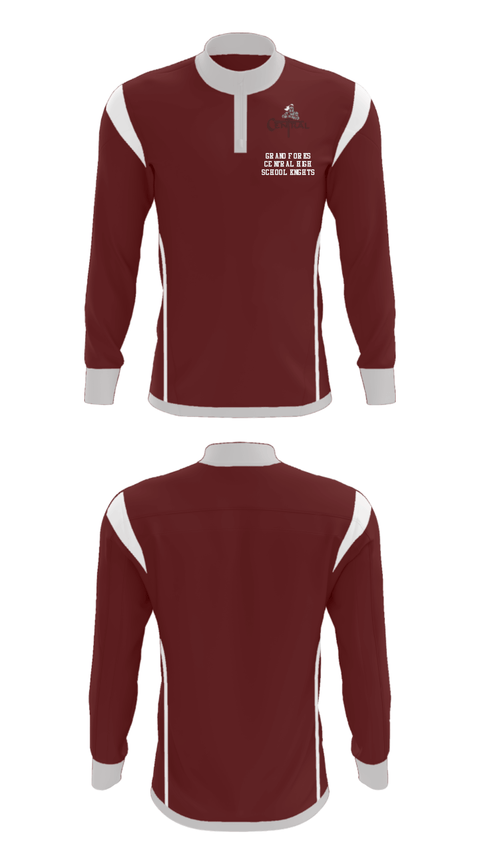 Quarter Zip Jacket, Grand Forks Central High School Knights, Spirit Store, Teamtime, Team time, sublimation, custom sports apparel, team uniforms, spirit wear, spiritwear, sports uniforms, custom shirts, team store, custom team store, fundraiser sports, apparel fundraiser