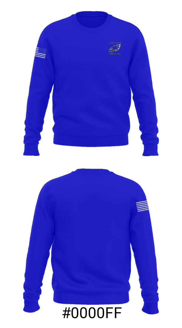 Crew Neck Sweatshirt, Landstown Eagles Wrestling Club, Wrestling, Teamtime, Team time, sublimation, custom sports apparel, team uniforms, spirit wear, spiritwear, sports uniforms, custom shirts, team store, custom team store, fundraiser sports, apparel fundraiser