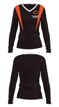 Celina High School 83596392 Women's Long Sleeve V-neck Shirt - 29