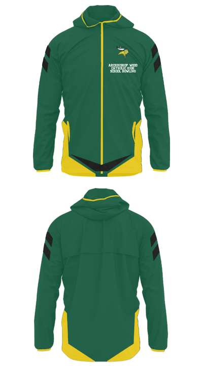 Archbishop Wood Catholic High School Bowling 68750903 Windbreaker - 26