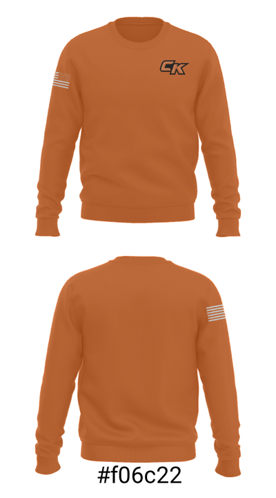 Central Kitsap High School Wrestling 78063450 Crew Neck Sweatshirt - 16