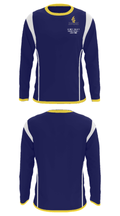 Lenape Valley Basketball - Lightning 25899195 Long Sleeve Performance Shirt - 34