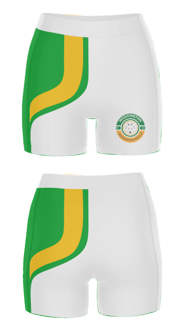 Women's Compression Shorts, Washington Elementary School, Spirit Store, Teamtime, Team time, sublimation, custom sports apparel, team uniforms, spirit wear, spiritwear, sports uniforms, custom shirts, team store, custom team store, fundraiser sports, apparel fundraiser