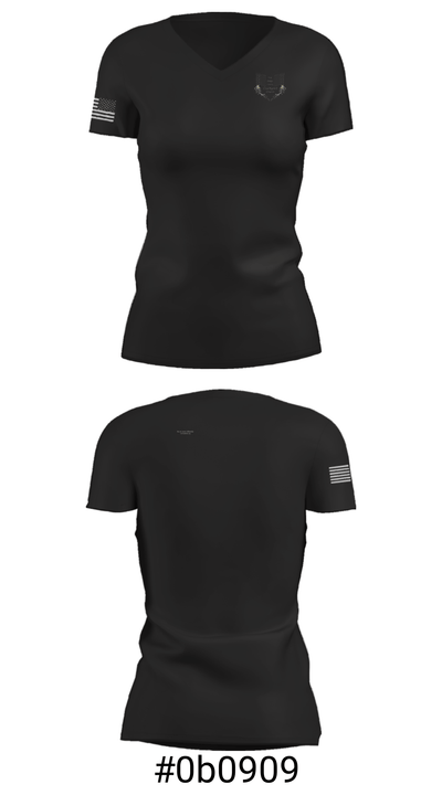 Courtyard Chuch 37286717 Women's Short Sleeve V-neck Shirt - 21