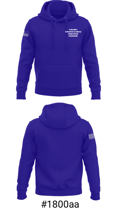 Columbia Adventist Academy High School Basketball 69679991 Hoodie - 17