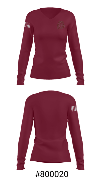 Carolina Christian School (High School) Basketball 22798824 Women's Long Sleeve V-neck Shirt - 20