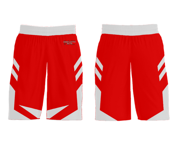 Mens Basketball Shorts, Charlotte Jets Basketball Organization, Men's Basketball, Teamtime, Team time, sublimation, custom sports apparel, team uniforms, spirit wear, spiritwear, sports uniforms, custom shirts, team store, custom team store, fundraiser sports, apparel fundraiser