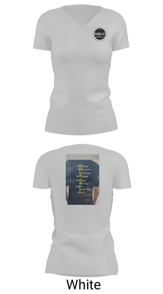 Women's Short Sleeve Vneck Shirt, Holy Grill, , Teamtime, Team time, sublimation, custom sports apparel, team uniforms, spirit wear, spiritwear, sports uniforms, custom shirts, team store, custom team store, fundraiser sports, apparel fundraiser