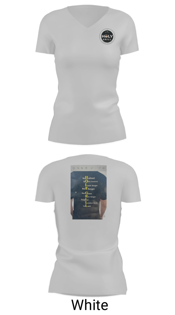 Women's Short Sleeve Vneck Shirt, Holy Grill, , Teamtime, Team time, sublimation, custom sports apparel, team uniforms, spirit wear, spiritwear, sports uniforms, custom shirts, team store, custom team store, fundraiser sports, apparel fundraiser