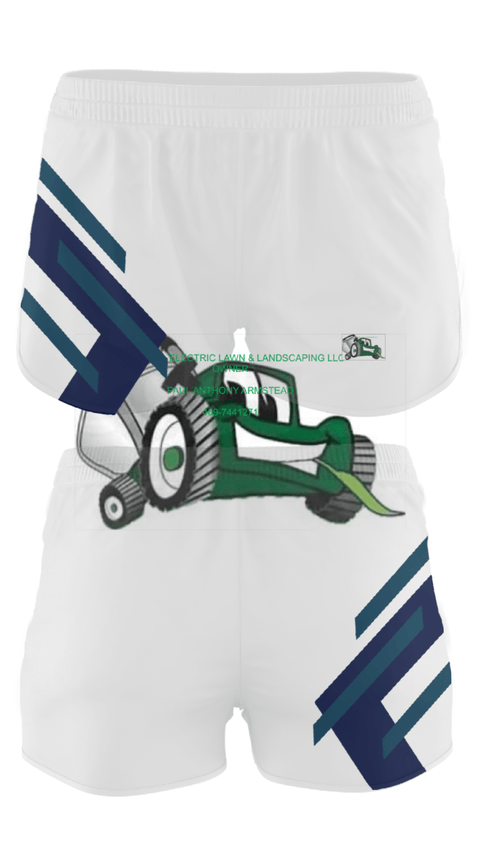 Women's Shorts, PAUL’S ALL ELECTRIC LAWN & LANDSCAPING, , Teamtime, Team time, sublimation, custom sports apparel, team uniforms, spirit wear, spiritwear, sports uniforms, custom shirts, team store, custom team store, fundraiser sports, apparel fundraiser