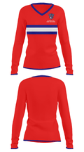 Providence Hall Junior High School 66912186 Women's Long Sleeve V-neck Shirt - 31