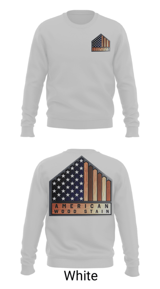 Crew Neck Sweatshirt, American Wood StainAmerican Wood Stain, , Teamtime, Team time, sublimation, custom sports apparel, team uniforms, spirit wear, spiritwear, sports uniforms, custom shirts, team store, custom team store, fundraiser sports, apparel fundraiser