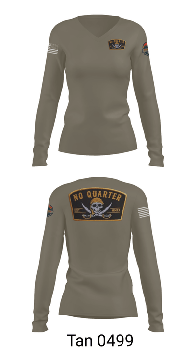 BARNETT'S 90373195 Women's Long Sleeve V-neck Shirt - 39