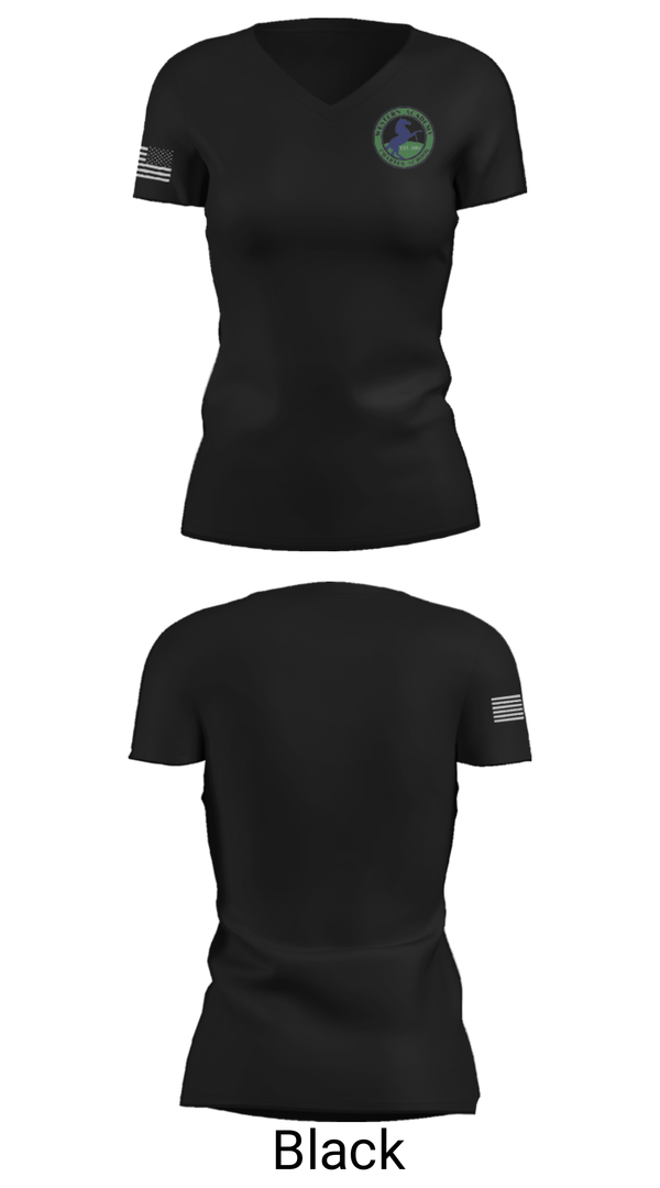 Women's Short Sleeve Vneck Shirt, Western Academy Charter School, Spirit Store, Teamtime, Team time, sublimation, custom sports apparel, team uniforms, spirit wear, spiritwear, sports uniforms, custom shirts, team store, custom team store, fundraiser sports, apparel fundraiser