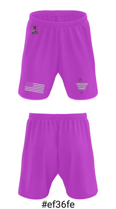 Paradise Funnel Cakes 47204520 Athletic Shorts With Pockets - 15