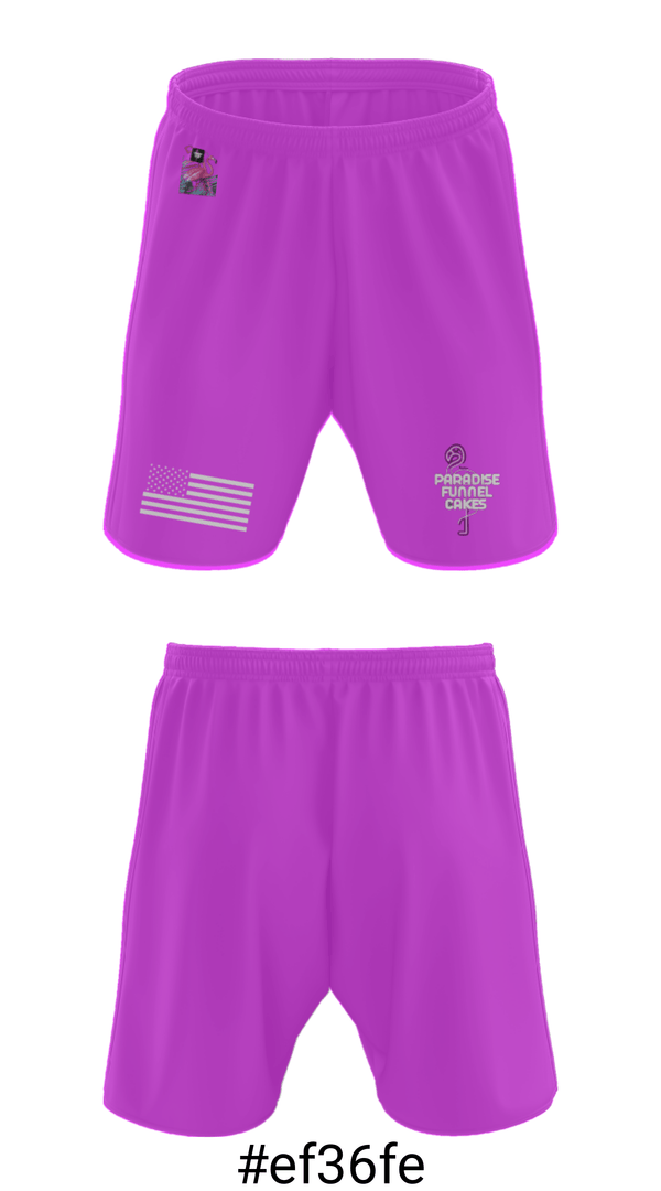 Athletic Shorts With Pockets, Paradise Funnel Cakes, , Teamtime, Team time, sublimation, custom sports apparel, team uniforms, spirit wear, spiritwear, sports uniforms, custom shirts, team store, custom team store, fundraiser sports, apparel fundraiser