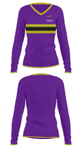 Stanley County Aau Wrestling 75811159 Women's Long Sleeve V-neck Shirt - 31