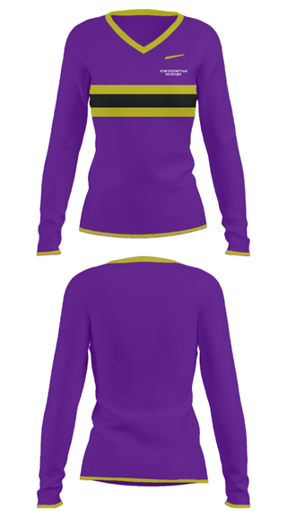 Women's Long Sleeve Vneck Shirt, Stanley County Aau Wrestling, Wrestling, Teamtime, Team time, sublimation, custom sports apparel, team uniforms, spirit wear, spiritwear, sports uniforms, custom shirts, team store, custom team store, fundraiser sports, apparel fundraiser