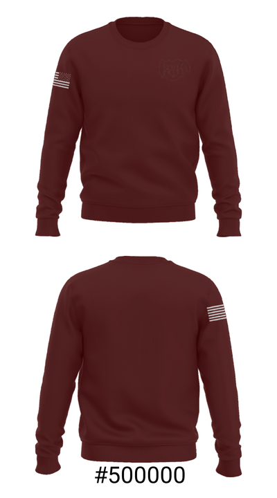 Bowie Junior High School 28921510 Crew Neck Sweatshirt - 16