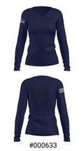 ARG3X®️ 83551425 Women's Long Sleeve V-neck Shirt - 20