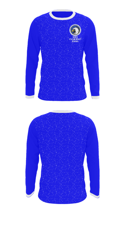 Long Sleeve Performance Shirt, South Elementary School, Spirit Store, Teamtime, Team time, sublimation, custom sports apparel, team uniforms, spirit wear, spiritwear, sports uniforms, custom shirts, team store, custom team store, fundraiser sports, apparel fundraiser