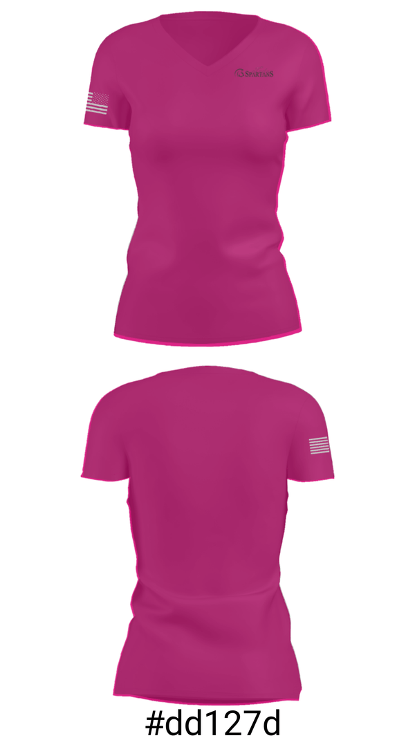 Women's Short Sleeve Vneck Shirt, Lady Spartans Elite Basketball, Men's Basketball, Teamtime, Team time, sublimation, custom sports apparel, team uniforms, spirit wear, spiritwear, sports uniforms, custom shirts, team store, custom team store, fundraiser sports, apparel fundraiser