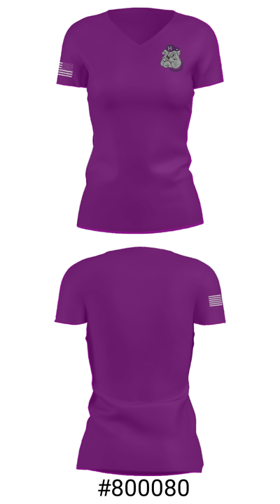 Harrisburg High School Wrestling 34079085 Women's Short Sleeve V-neck Shirt - 21