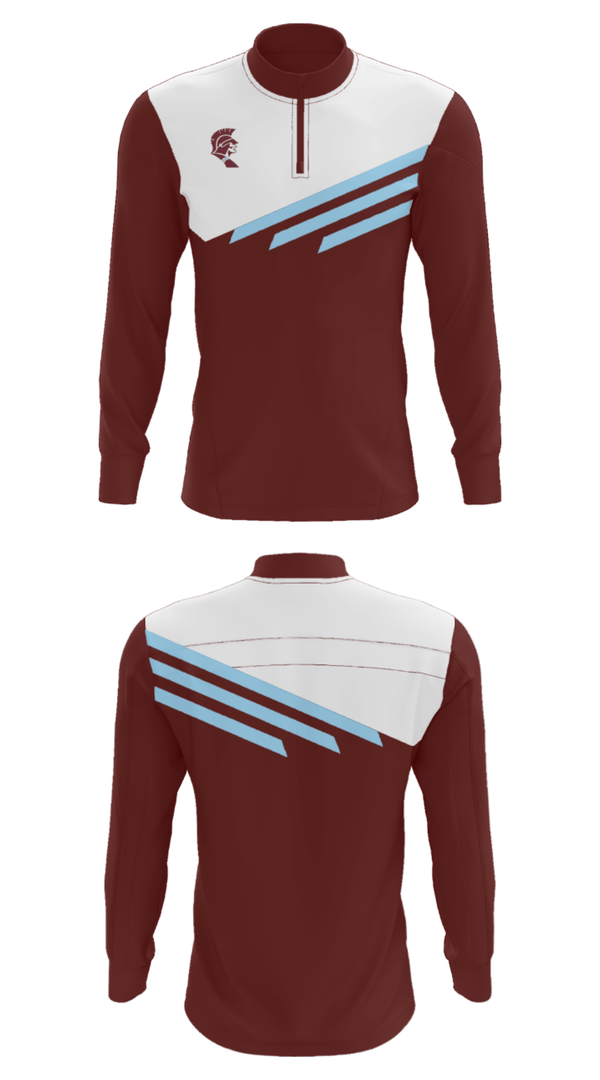 Quarter Zip Jacket, Saint Joseph-Ogden High School Wrestling, Wrestling, Teamtime, Team time, sublimation, custom sports apparel, team uniforms, spirit wear, spiritwear, sports uniforms, custom shirts, team store, custom team store, fundraiser sports, apparel fundraiser