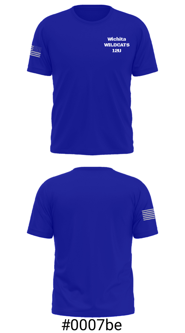 Short Sleeve Performance Shirt, Wichita WILDCATS 12U, Baseball, Teamtime, Team time, sublimation, custom sports apparel, team uniforms, spirit wear, spiritwear, sports uniforms, custom shirts, team store, custom team store, fundraiser sports, apparel fundraiser