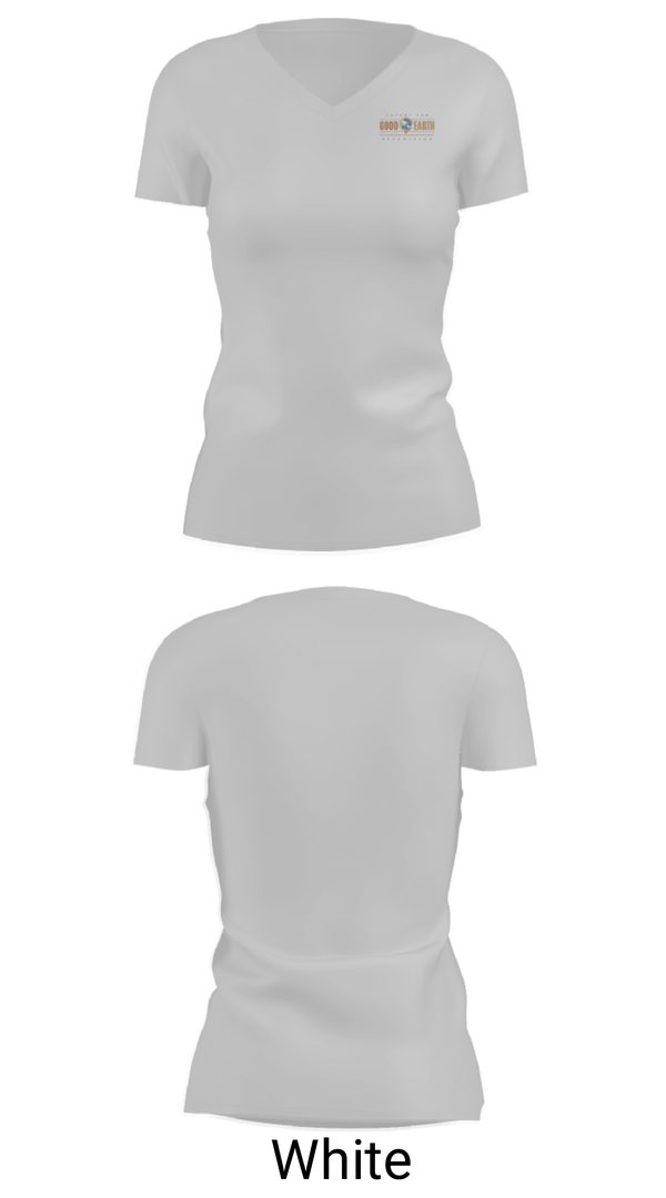 Women's Short Sleeve Vneck Shirt, Good Earth Expedition, , Teamtime, Team time, sublimation, custom sports apparel, team uniforms, spirit wear, spiritwear, sports uniforms, custom shirts, team store, custom team store, fundraiser sports, apparel fundraiser