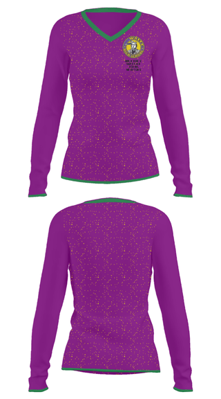 Women's Long Sleeve Vneck Shirt, Morrison R Waite High School Wrestling, Wrestling, Teamtime, Team time, sublimation, custom sports apparel, team uniforms, spirit wear, spiritwear, sports uniforms, custom shirts, team store, custom team store, fundraiser sports, apparel fundraiser