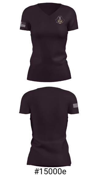Women's Short Sleeve Vneck Shirt, Emerson-Hubbard Jr/Sr High School, Spirit Store, Teamtime, Team time, sublimation, custom sports apparel, team uniforms, spirit wear, spiritwear, sports uniforms, custom shirts, team store, custom team store, fundraiser sports, apparel fundraiser