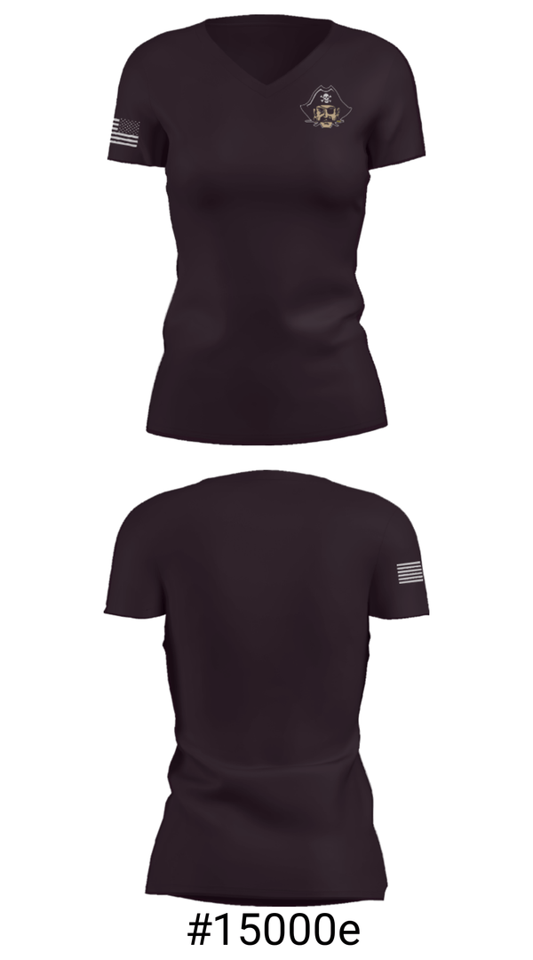 Women's Short Sleeve Vneck Shirt, Emerson-Hubbard Jr/Sr High School, Spirit Store, Teamtime, Team time, sublimation, custom sports apparel, team uniforms, spirit wear, spiritwear, sports uniforms, custom shirts, team store, custom team store, fundraiser sports, apparel fundraiser