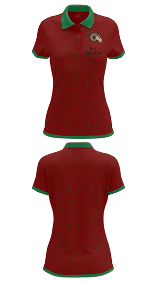 Women's Short Sleeve Performance Polo, Ubic Academy, Spirit Store, Teamtime, Team time, sublimation, custom sports apparel, team uniforms, spirit wear, spiritwear, sports uniforms, custom shirts, team store, custom team store, fundraiser sports, apparel fundraiser