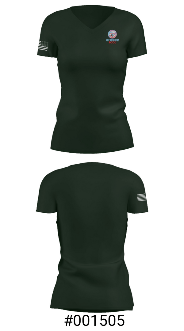 Women's Short Sleeve Vneck Shirt, El TRIPLETAZO NC, , Teamtime, Team time, sublimation, custom sports apparel, team uniforms, spirit wear, spiritwear, sports uniforms, custom shirts, team store, custom team store, fundraiser sports, apparel fundraiser