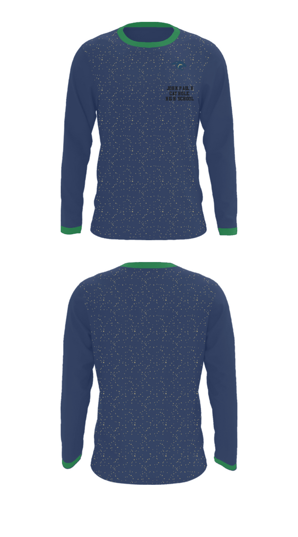 Long Sleeve Performance Shirt, John Paul Ii Catholic High School, Spirit Store, Teamtime, Team time, sublimation, custom sports apparel, team uniforms, spirit wear, spiritwear, sports uniforms, custom shirts, team store, custom team store, fundraiser sports, apparel fundraiser
