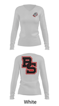 Boiling Springs High School Wrestling 64121299 Women's Long Sleeve V-neck Shirt - 6