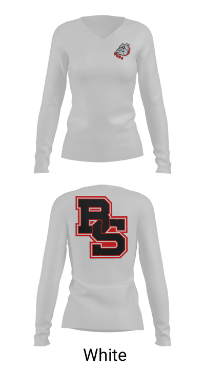 Boiling Springs High School Wrestling 64121299 Women's Long Sleeve V-neck Shirt - 6