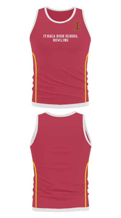 Ithaca High School Bowling 85996833 Tank Top - 36