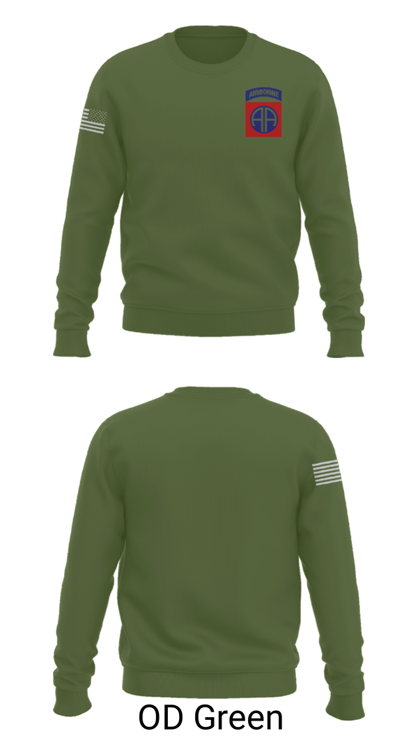 Crew Neck Sweatshirt, , Army, Teamtime, Team time, sublimation, custom sports apparel, team uniforms, spirit wear, spiritwear, sports uniforms, custom shirts, team store, custom team store, fundraiser sports, apparel fundraiser